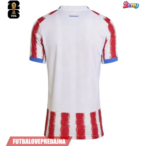 Lacne Ženy Futbalové dres Paraguaj MS 2026 Krátky Rukáv - Domáci